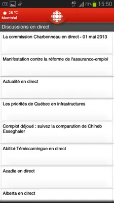 Radio-Canada android App screenshot 0