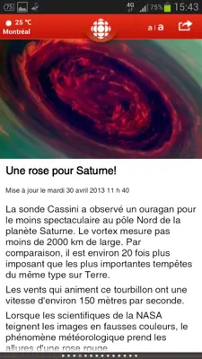 Radio-Canada android App screenshot 3